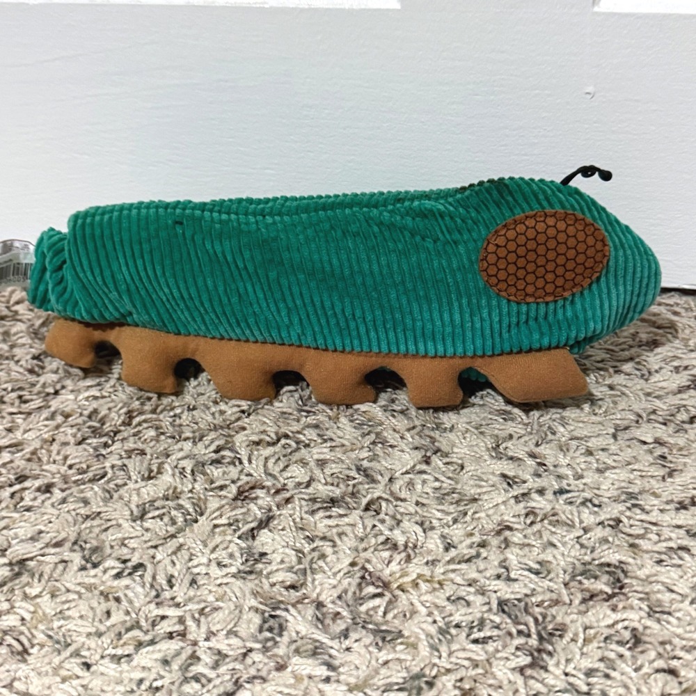 Folkmanis Reversible Caterpillar to Butterfly Plush Puppet Green Black 06005